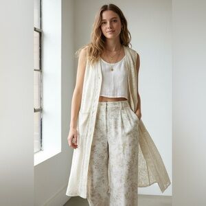 APRIL CORNELL Cotton Lace Sleeveless Tunic | XL